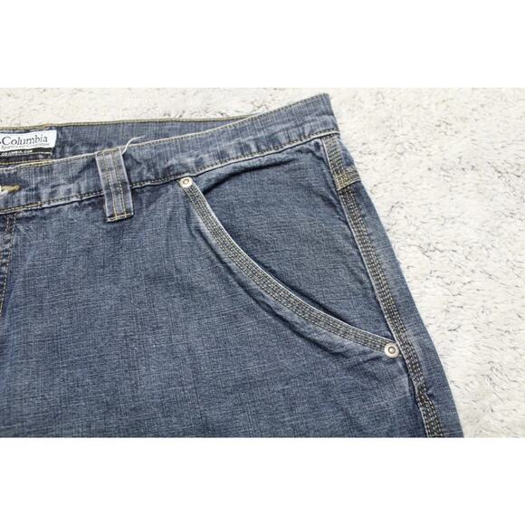 Columbia Men's Carpenter Jeans 34 x 30 straight leg Excellent Condition Vtg y2k - Picture 9 of 12